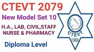 ctevt entrance exam model questions  2079,  ctevt scholarship notice 2079, ctevt model question