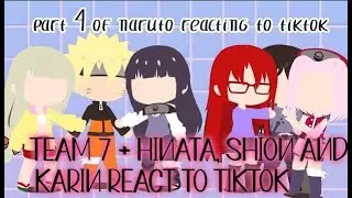 TOP 5✨Naruto + Team 7 + Hinata, Shion and Karin react to tiktok✨ || Gacha Life