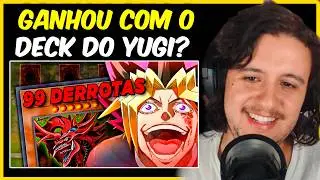 Joguei com o deck do YUGI até VENCER - Cabeça Reage