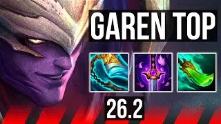 GAREN vs DR. MUNDO (TOP) | 56K damage, Good KDA: 13/2/5 | NA Master | 26.2