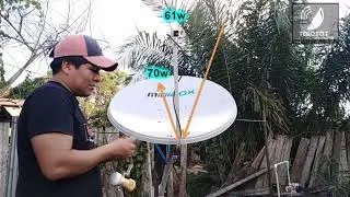 Cazando el 58w, 61w y 70w con una sola antena