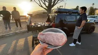 I tried $800 Korean BBQ out of this Car