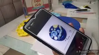 Van Gogh Starry Night Cake