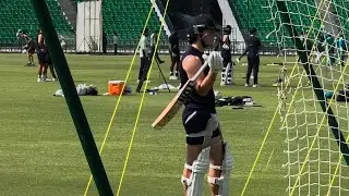 South Africa Cricket Team Starts Practice in Lahore| Dewald Brevis Power Hitting in Nets