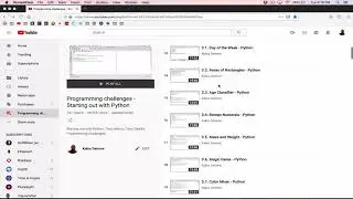 63. Try out chapter 3 Programming challenges - Learn Python