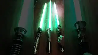 Which of these green lightsabers is your favorite?  #mandalorian #jedisurvivor #lightsabers #memes #