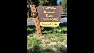 Diamond Lake Campground in the Umpqua National Forest
