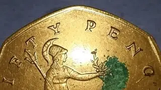 Rare 2006 British 50 Pence Coin with a rare mint error and excellent condition. &pound;180+ Auction value 