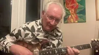 Comping walking bass and chords A Major