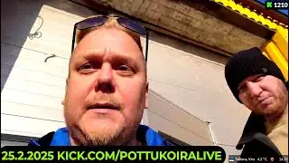 JARMON KANSSA RENGASPAJALLA, AUTO PESUSSA, KAUPASSA #4 | VIROSSA 25.2.2025 | KICK.COM/POTTUKOIRALIVE