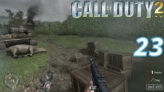 Call of Duty 2 - Part 23｜The Brigade Box - Amaye sur Seulles, France｜Gameplay 2023