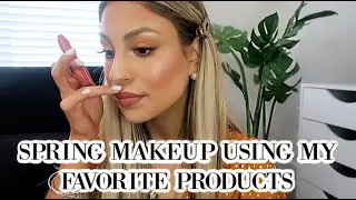 SPRING MAKEUP USING MY FAVORITE PRODUCTS, COLOURPOP CUSTOM PALETTE, SPRING MAKEUP 2020