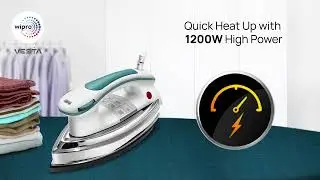 Wipro 1200W heavy weight  Dry Iron ( VK123120)