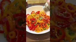 Viral cucumber and pepper salad #salad
