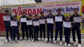 Vardan Prep./ Public School में Republic Day पर Kung - Fu में सफल छात्रों को किया गया सम्मानित.