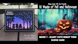 Week 7 - Scary Cute Night Time Scene Card