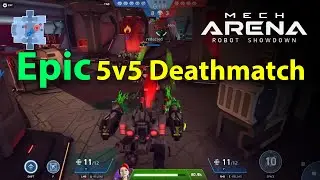 Epic 5v5 Deathmatch  in  VMD Lab : Mech Arena