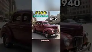 Ford Evolution 1903 - 2023  #ford #evolution #fordevolution #vehicles #cars #shorts  #ai