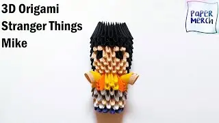 3D Origami Stranger Things Mike
