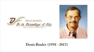 Denis Boulet (1958 2017)