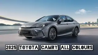 2025 Toyota Camry All Colours