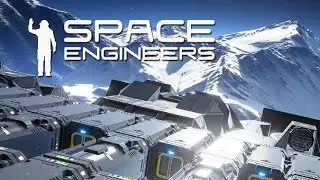 Отдохнём немного в Space Engineers? Строим базу, удачная высадка на Земле!