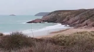 Cette plage isol&eacute;e