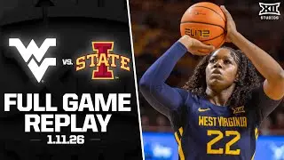 West Virginia vs. Iowa State Full Game Replay (1.11.26) | 2025-26 Big 12 Women's Basketball