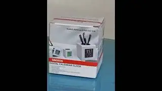 DIGITAL DESKTOP CALENDAR CLOCK