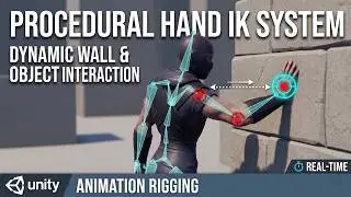 Procedural Hand IK for Environment Touch in Unity