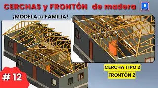 🔧 Modelado Profesional de Cerchas y Frontón Tipo 2 | Revit 2025