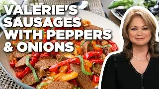 Valerie Bertinelli's Sausages with Peppers and Onions | Valerie's Home Cooking | Food Network