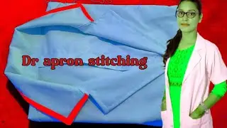 इतना आसान है !! doctor coat stitching ! apron sewing tutorial! nurse coat stitching ❤️❤️apron silai