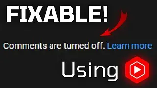 How to FIX Disabled Comments on YouTube - in 3 minutes! (2024)