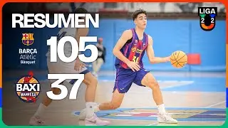 Bar&ccedil;a Atl&eacute;tic&nbsp;- BAXI Manresa (105-37) RESUMEN | Liga U 2025-26
