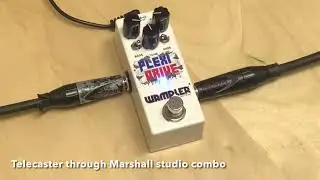 Wampler Plexi Drive Mini review with Tele and Strat into Marshall: Mini - me