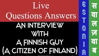 Tuesday Live | Namaste Estonia | NE TV Estonia | Interview with Finnish Guy (the citizen of Finland)