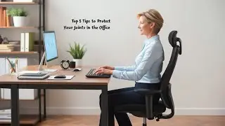 Top 5 tips to protect joints when working in the office. #jointhealth #healthtips #officewellness