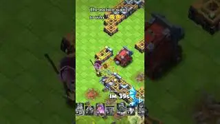 what is the use of siege machine here🥲😂#coc #clashofclans #shorts