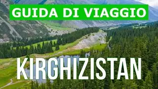 Kirghizistan viaggio | Bei posti, natura, montagne | Drone video 4k | Kirghizistan travel blog