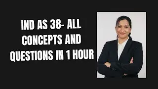 MASTER IND AS 38 CONCEPTS AND QUESTIONS IN 1 HOUR | CA FINAL FINANCIAL REPORTING | CA SREELEKSHMI S