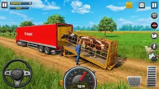 Доставка диких животных и грузов на грузовиках 😱 | Транспортная игра | Перевозка животных в США