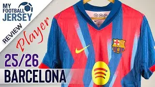Barcelona Fourth Jersey 25/26 (OKkinetic) Player Version Review