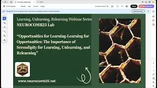 Opportunities for Learning-Learning for Opportunities: The Importance of Serendipity for Learning