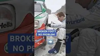Rallying Through Pain: The Driver Who Defied a Broken Foot #WRC