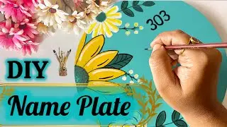 DIY Name Plate | Handmade Wooden Name Plate | Kashmira Art