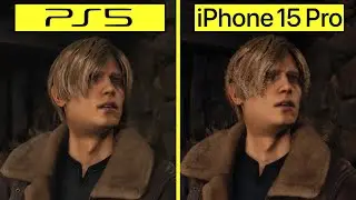 Resident Evil 4 Remake PS5 vs iPhone 15 Pro (Recommended Settings) Graphics Comparison