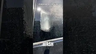 How to remove water spots from your car window!