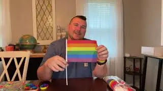 Mini Handheld LGBTQ Rainbow Flags Pride Bracelets Pride Accessories Stuff Set for Pride Parade Party
