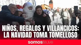 Niños, regalos y villancicos: la Navidad toma la Plaza de España de Tomelloso